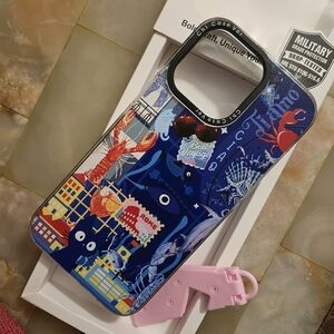 Italian Summer Collage iPhone 15 Pro Case – Aesthetic Design